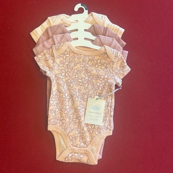 Lot of Various Sizes NWT Girl's Baby Clothes Onesies, Overalls, and Shorts - Picture 10 of 16